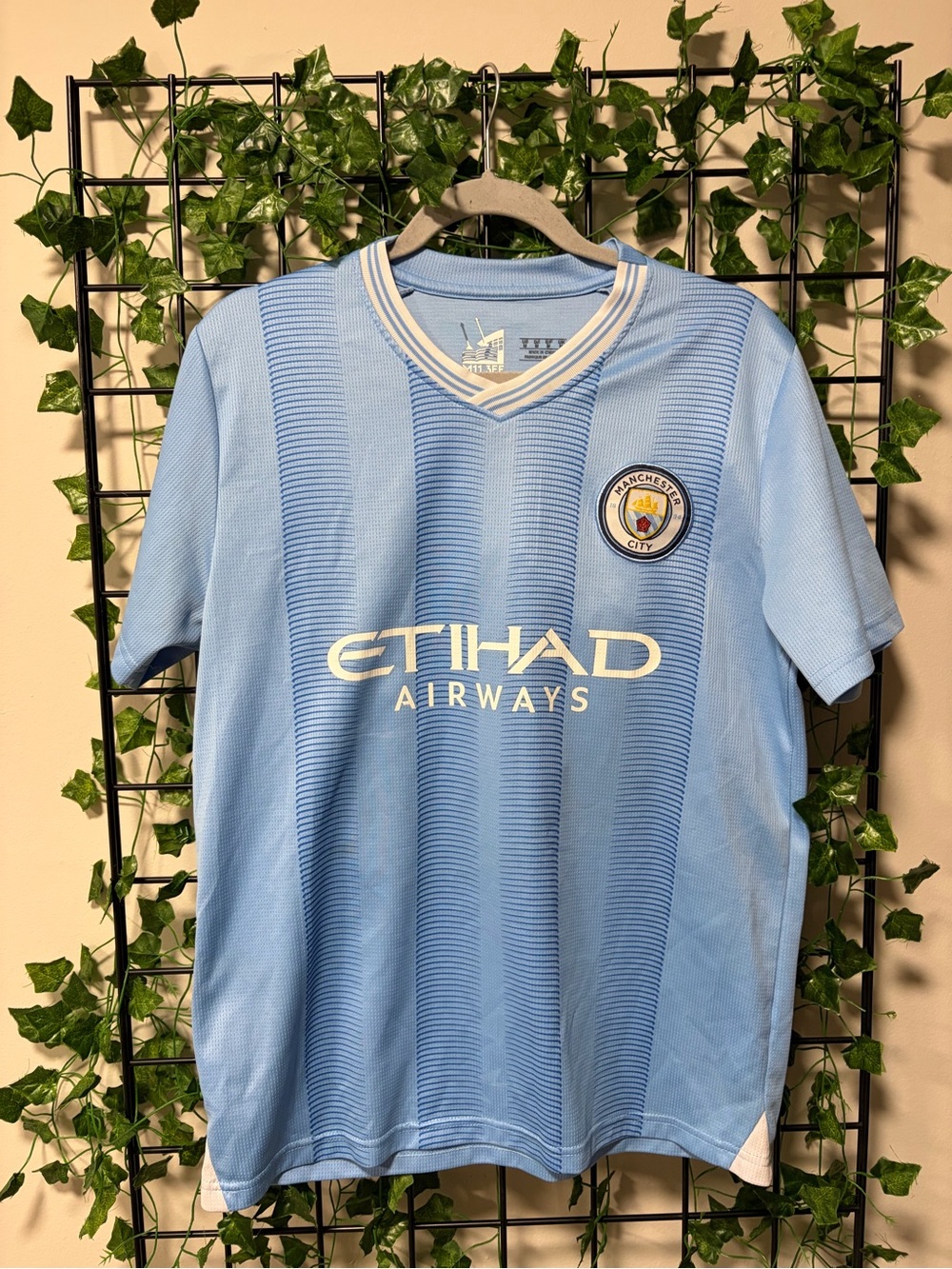 Manchester City Light Blue Etihad Airways Jersey